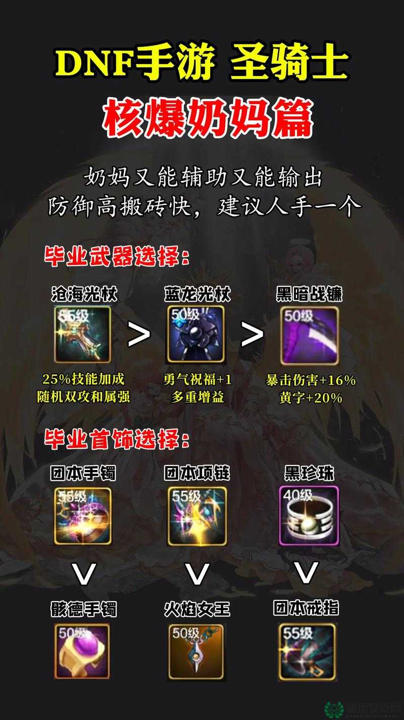 DNF圣职者角色装备搭配与技能加点选择全面深度解析
