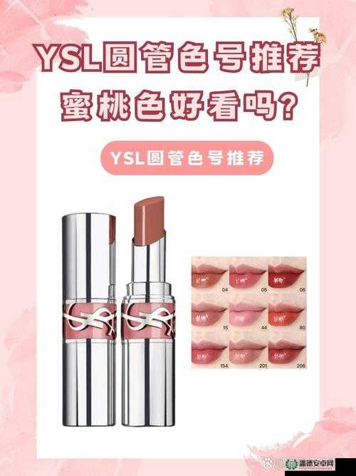 YSL 小黑条蜜桃色：演绎温柔甜美妆容的秘密武器