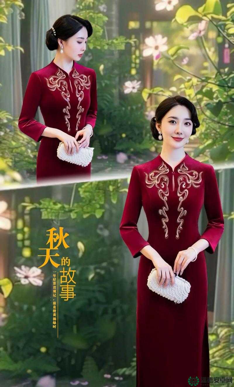妈妈半截裙高腰烫钻时尚魅力尽显