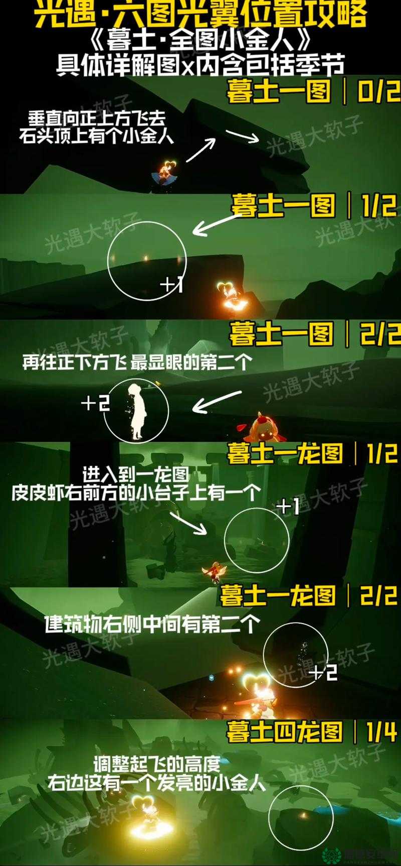 光遇墓土小金人全部位置究竟在哪？深度解析带你一探究竟