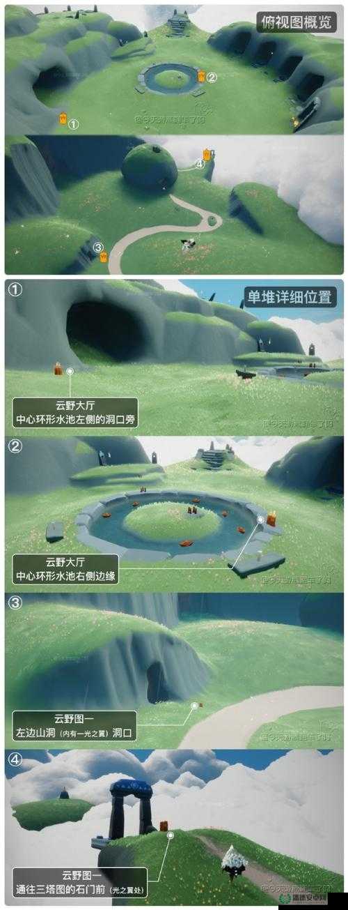 2022年6月2日光遇大蜡烛究竟隐藏在云野地图的哪些角落？