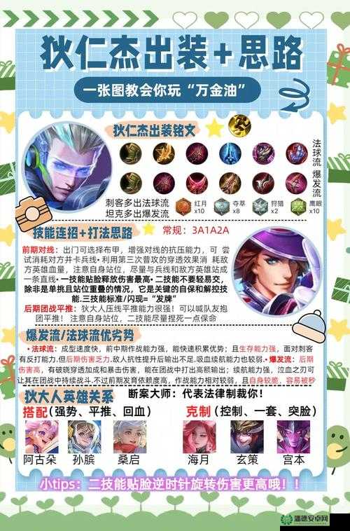 王者荣耀狄仁杰如何搭配符文才能伤害最大化？揭秘最强搭配攻略！
